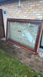 Ramen afrormosia, Doe-het-zelf en Bouw, Raamkozijnen en Schuifdeuren, Ophalen of Verzenden, Zo goed als nieuw