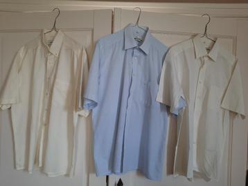 set van 3 overhemden korte mouw / DERMALUX / ML beschikbaar voor biedingen