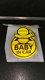 Glow in the dark reflecterende baby in car sticker auto, Enlèvement ou Envoi