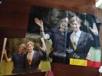 Poster en vlag verloving Filip & Mathilde, Verzamelen, Ophalen of Verzenden
