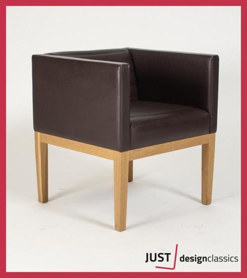 Linley London Leather Arm Chair (voorraad:2), Huis en Inrichting, Fauteuils, Zo goed als nieuw, Ophalen