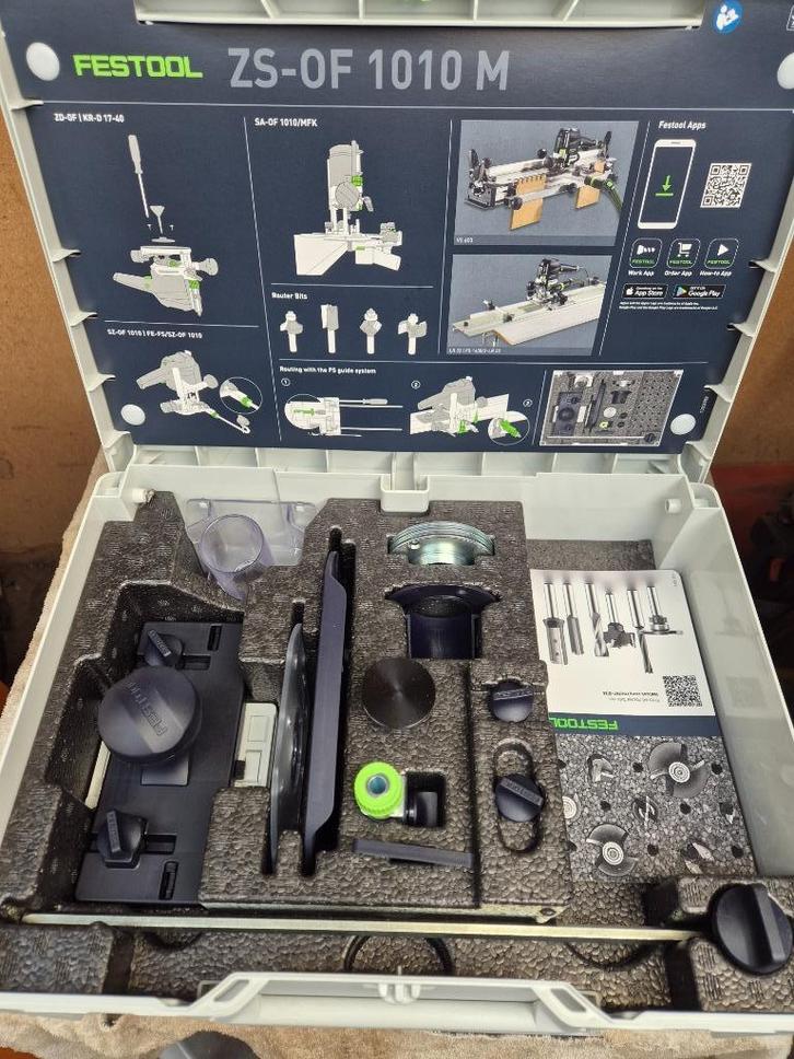 FESTOOL ZS-OF 1010 M toebehoren set - 578046, Doe-het-zelf en Bouw, Gereedschap | Handgereedschap, Nieuw, Ophalen of Verzenden