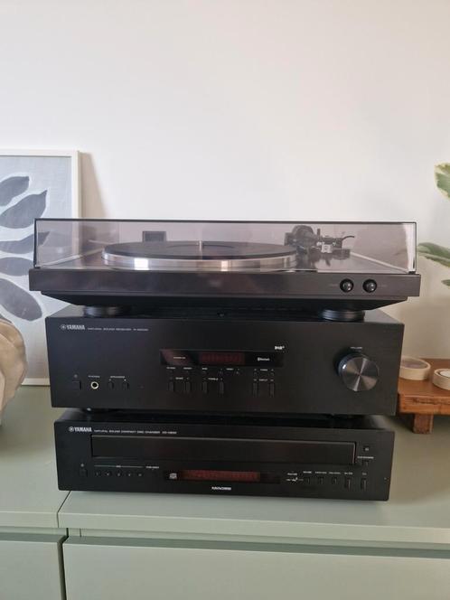 Recente Yamaha Receiver + 5 CD Lader + Denon platenspeler, Audio, Tv en Foto, Stereoketens, Zo goed als nieuw, Denon, Ophalen of Verzenden
