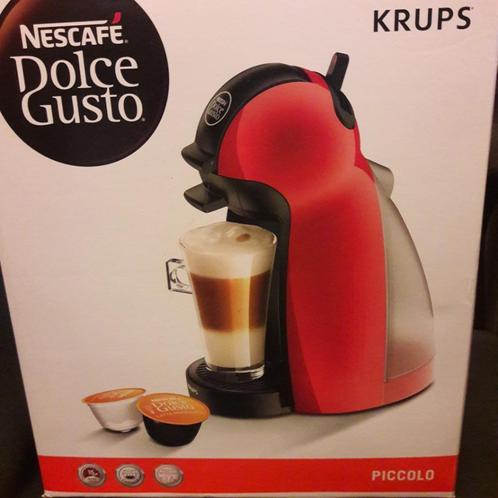 Machine à café Nescafé Dolce Gusto Krups - Piccolo, Electroménager, Cafetières, Utilisé, Cafetière, 2 à 4 tasses, Enlèvement