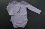 B Baby rompertje lange mouw met giraf lila maat 74/80, Enfants & Bébés, Comme neuf, Wibra, Vêtements de nuit ou Sous-vêtements