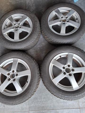4 alu velgen met banden 185-65-15 vw polo  beschikbaar voor biedingen