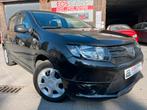DACIA SANDERO 1 PROP CARNET EURO5 AIRCO GARANTIE 12 MOIS, Auto's, Dacia, Euro 5, Stof, Zwart, Zwart