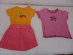Mooi setje rokje+2Tshirts 74 Nieuw, Kinderen en Baby's, Babykleding | Maat 74, Meisje, Ophalen of Verzenden, Setje, Nieuw