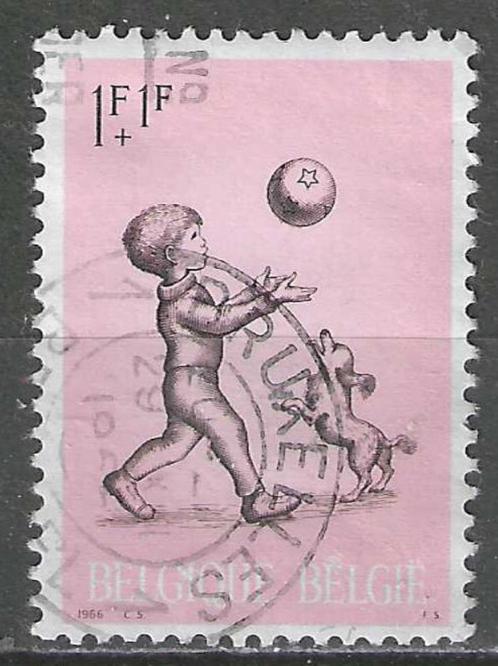 Belgie 1966 - Yvert/OBP 1399 - Kinderspelen (ST), Postzegels en Munten, Postzegels | Europa | België, Gestempeld, Kinderen, Gestempeld