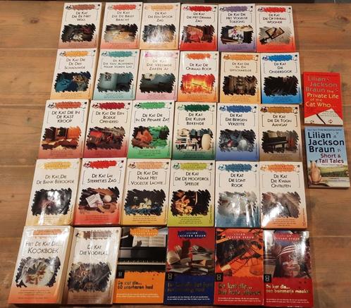 38 boeken Lilian Jackson Braun, Boeken, Detectives, Gelezen, Ophalen of Verzenden