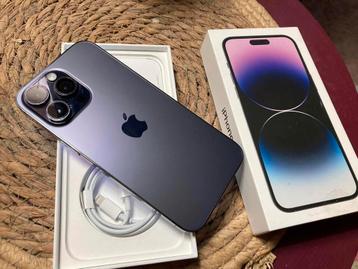  IPhone 14 pro max 128GB purple disponible aux enchères