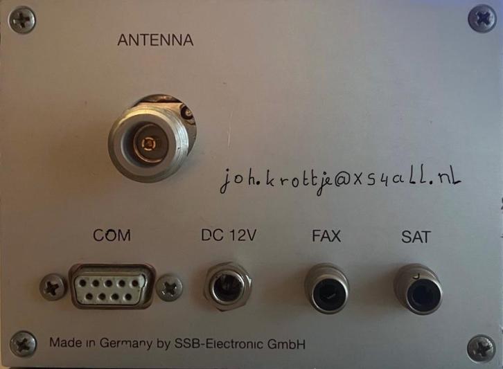 Te koop SSB Electronics FRX2000 Meteosatellieten receiver, Telecommunicatie, Zenders en Ontvangers, Zo goed als nieuw, Ontvanger