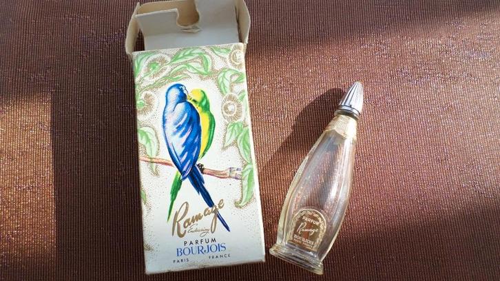 Parfum Ramage de Bourgeois dans sa boîte, Collections, Parfums, Bouteille de parfum, Enlèvement ou Envoi