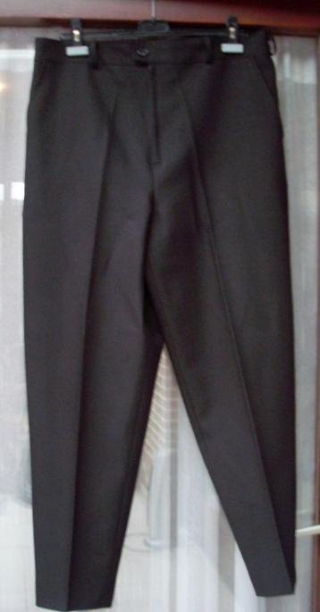 Zwarte geklede herenbroek maat XL