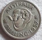 AUSTRALIE : 1957 SHILLING, 59 KM, ARGENT, Envoi, Monnaie en vrac, Argent