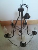 Hanglamp, Huis en Inrichting, Lampen | Hanglampen, Gebruikt, 50 tot 75 cm, Ophalen, Glas