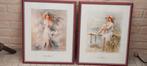 2 st schilderijen 44cm op 54cm Willem haenraets, Antiek en Kunst, Kunst | Schilderijen | Klassiek, Ophalen of Verzenden