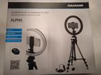 Kit de vlogging Cullmann Alpha 1000 BT., TV, Hi-fi & Vidéo, Photo | Studio photo & Accessoires, Comme neuf, Lampe ou Kit de flash