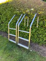 2 inox zwembadladders, Tuin en Terras, Ophalen