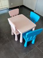 Kindertafel met stoelen ikea, Chaise(s), Enlèvement, Utilisé