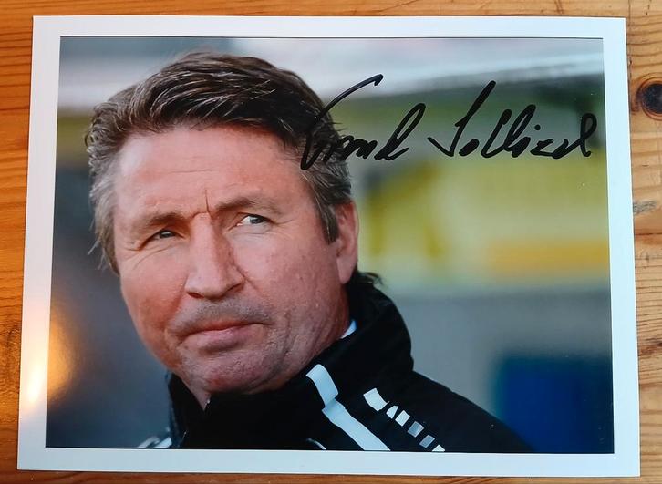 Gesigneerde foto van Trond Sollied., Sport en Fitness, Voetbal, Nieuw, Verzenden