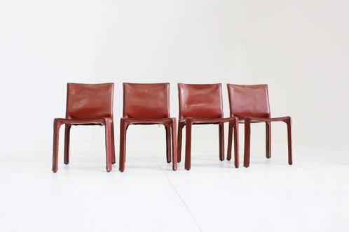 Cassina Cab 412 eetkamer stoelen Mario Bellini set van 4, Antiek en Kunst, Antiek | Meubels | Stoelen en Sofa's, Ophalen