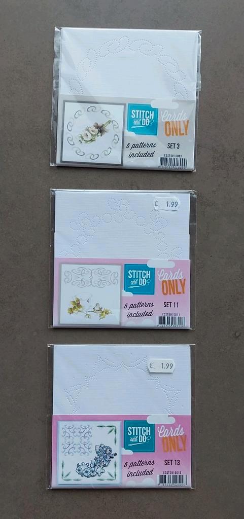 Lotje Stitch and Do borduurkaartjes (KRT102), Hobby en Vrije tijd, Kaarten | Zelf maken, Zo goed als nieuw, Blanco kaart of Basiskaart