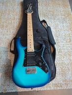 Ibanez GRGM21M Blue Burst 3/4 elektrische gitaar, Comme neuf, Ibanez, Enlèvement ou Envoi