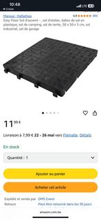 8 Dalles Plastique Dure pour Sol Dimensions 50x50x5, Caravans en Kamperen, Tentaccessoires, Ophalen, Zo goed als nieuw