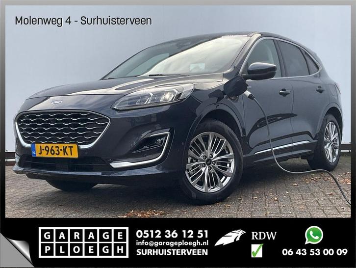 Ford Kuga 2.5 PHEV 264pk Vignale B&O HUD Leer Stoel/Stuurver, Auto's, Ford, Bedrijf, Kuga, ABS, Adaptieve lichten, Adaptive Cruise Control
