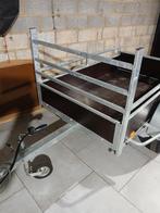 Remorque + porte échelle + bâche haute, Enlèvement, Comme neuf