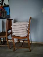 Eetkamerstoel teak, Ophalen, Bruin, Zo goed als nieuw, Teak massief