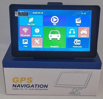 7' inch Camper, Truck GPS Heel Europa IGO Kaarten.512MB,16GB beschikbaar voor biedingen