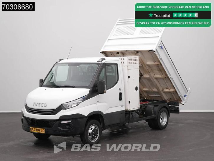 Iveco Daily 35C16 Automaat Kipper met Kist 3,5t Trekhaak Air, Autos, Camionnettes & Utilitaires, Entreprise, Achat, Caméra de recul