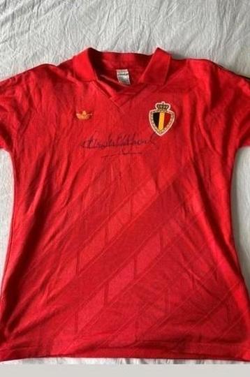 uniek rode duivels shirt, franky van der elst beschikbaar voor biedingen