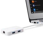 USB-C to 3-Port USB 3.0 Gigabit Ethernet Hub, Computers en Software, Dockingstations, Nieuw, Laptop, Edimax, Ophalen of Verzenden