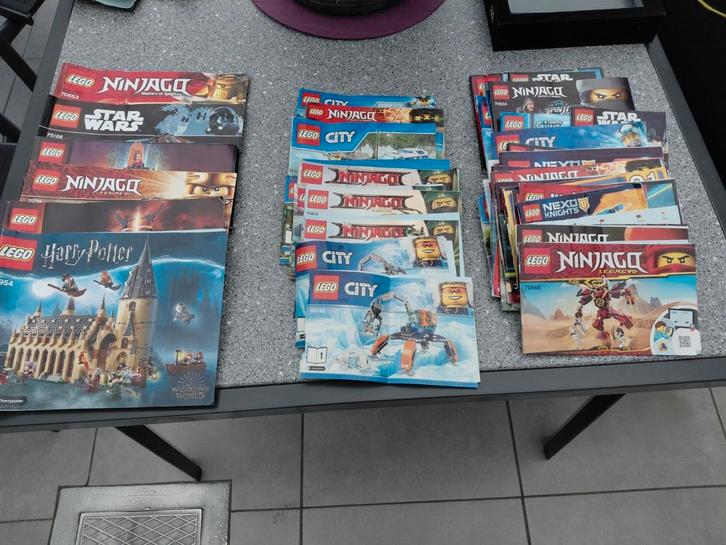 Lot van 78 Lego bouwboekjes., Kinderen en Baby's, Speelgoed | Bouwstenen, Gebruikt, Ophalen of Verzenden