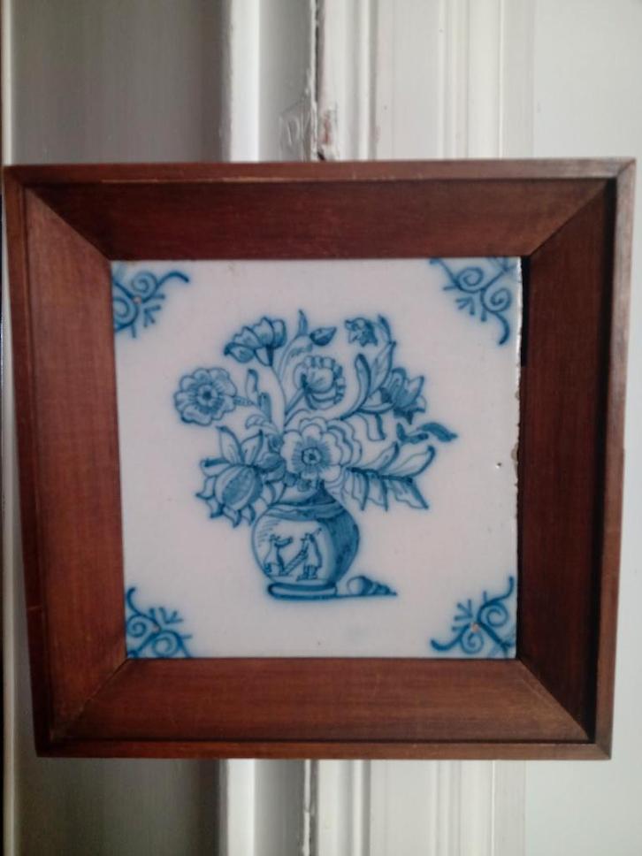 DELFT Rare carreau camaïeu bleu XVIIIème Pays-Bas, Antiquités & Art, Antiquités | Céramique & Poterie, Enlèvement ou Envoi