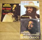 3 disques vinyls 45 t Demis Roussos, Ophalen of Verzenden