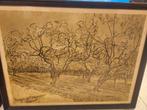 Tekening Verger de Provence, Ophalen