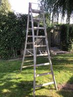 Brocante houten trapladder, Antiek en Kunst, Ophalen