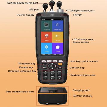 AUA28A OTDR Fiber Optic Tester 100-240V Portable beschikbaar voor biedingen