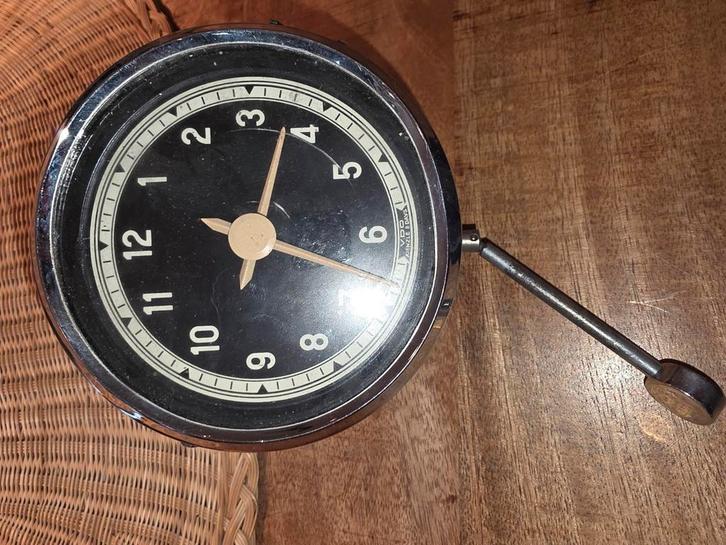 Vintage VDO Kienzle 8 Days dashboardklok – jaren ‘50/‘60, Elektronische apparatuur, Wekkers, Gebruikt, Ophalen
