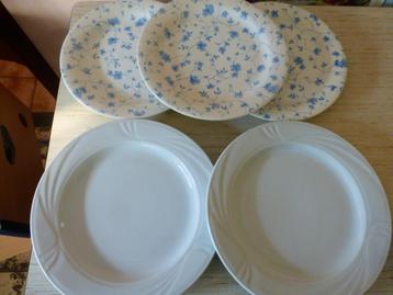 Assiettes vintage pour déco, gateaux, fromage...2€ pièce, Enlèvement ou Envoi, Assiettes(s)