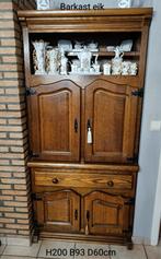 Antieke eiken barkast, Antiek en Kunst, Antiek | Meubels | Kasten, Ophalen