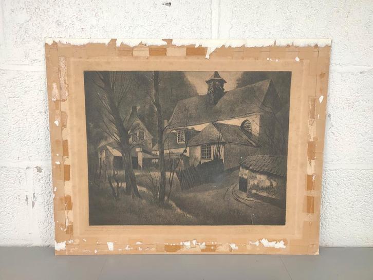 Pol craps - epreuve d'artiste, Antiquités & Art, Art | Eaux-fortes & Gravures, Enlèvement ou Envoi