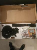 Xbox 360 Gibson gitaar + Guitar Hero 2 & 3, Games en Spelcomputers, Ophalen of Verzenden, Gebruikt, Met 1 controller