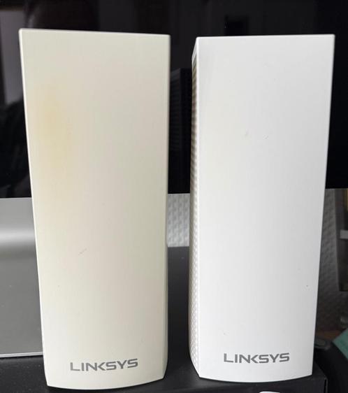 À VENDRE : Pack de 2 bornes Wi-Fi Linksys Velop WHW03 AC2200, Computers en Software, Routers en Modems, Gebruikt, Router, Ophalen