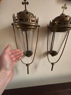2 Antieke religieuze processie lantaarns in perfecte staat., Enlèvement