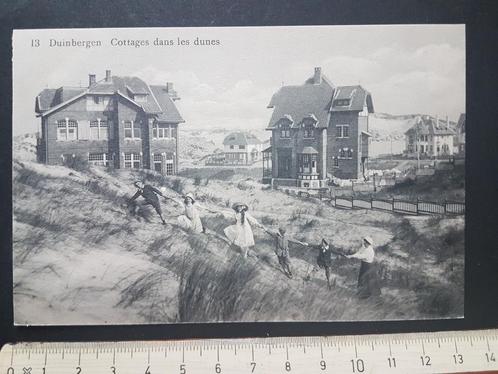 Postkaart Duinbergen Knokke Cottages dans les dunes, Verzamelen, Postkaarten | België, Ongelopen, West-Vlaanderen, Voor 1920, Ophalen of Verzenden